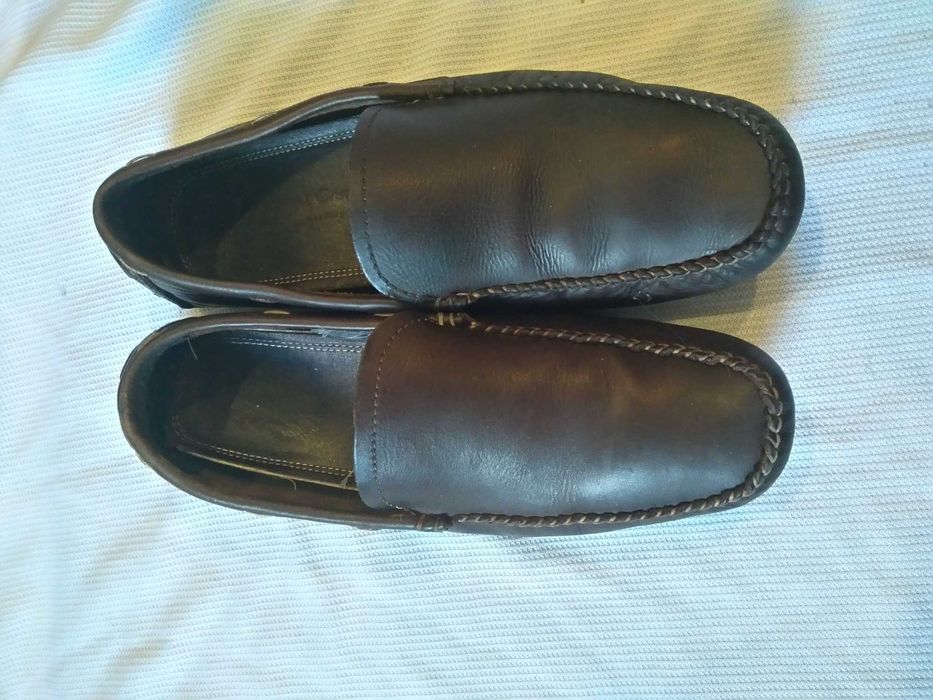 Мужские ,кожаные мокасины,Zara