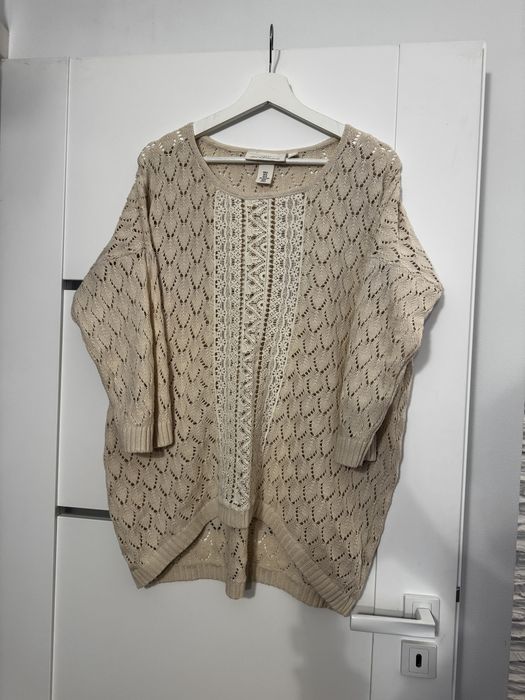 Koronkowy sweterek r. XL