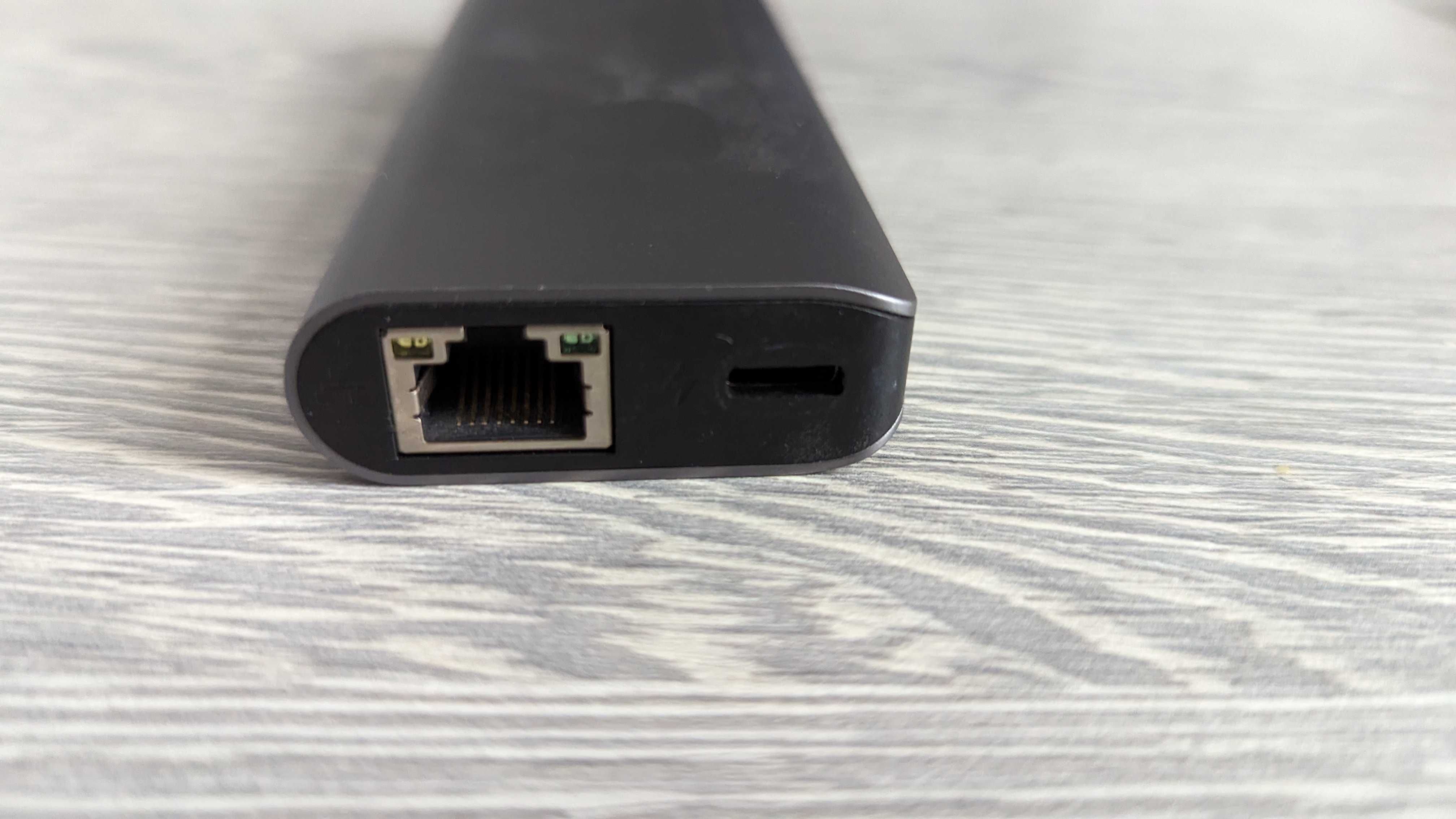 USB-C хаб 7-в-1 Promate UniPort-C USB-C PD/HDMI/4xUSB 3.0/RJ45 Grey
