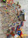 Super Things / Zings MEGA zestaw / baza, roboty, Kazoom Kid, puzzle