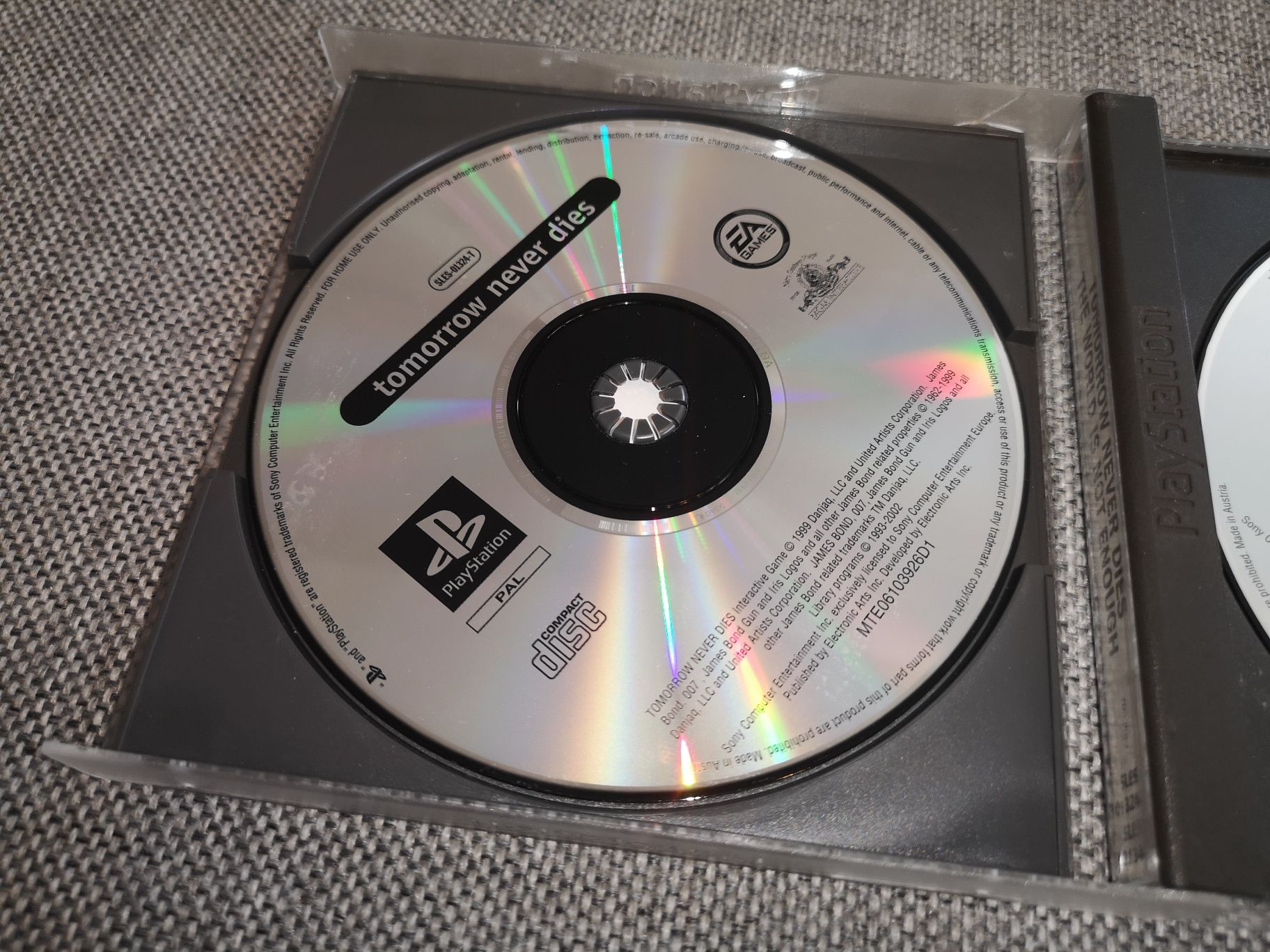 2 Games 007 Bond Tomorrow Never Dies, World is not Enough PSX PS1 gry
