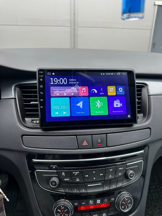 Магнітола для Peugeot 508 2011-2018 Android, під камеру заднього виду
