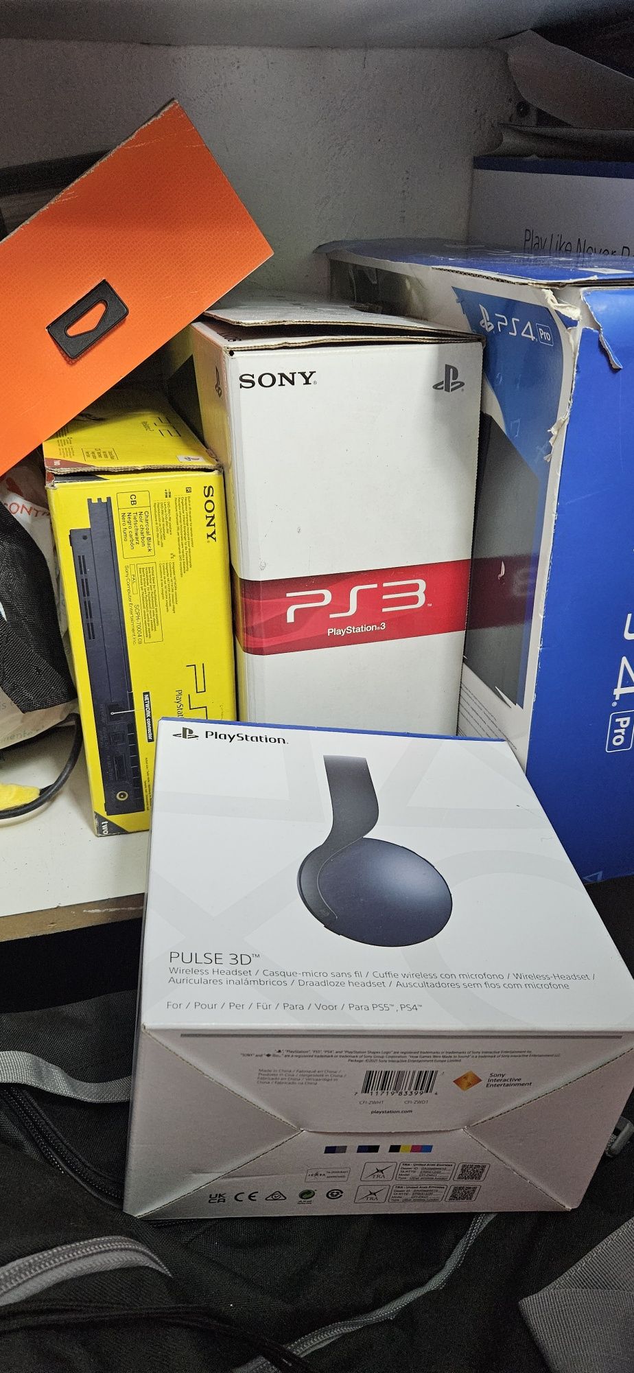 Caixas de PlayStation 2 3 4 pro e 5