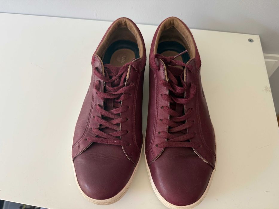 Buty Lacoste męskie eleganckie bordowe Stan BDB+, rozmiar 43