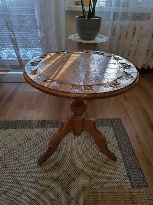 Dębowy piękny stolik za 150zł z dowozem