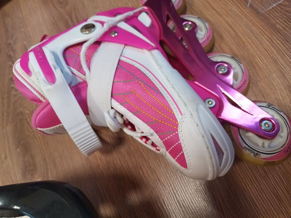 Ролики дитячі(дівчачі)+ захист, 6-9 років
