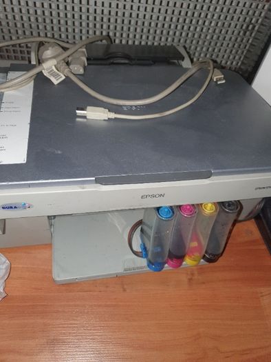 Сканер, принтер EPSON CX3500 +установлено СНПЧ