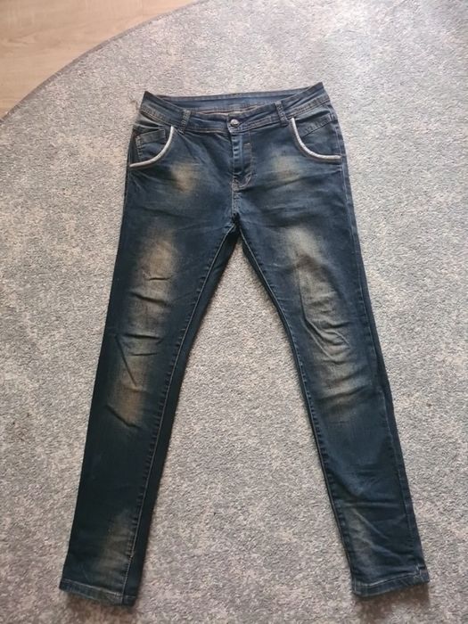 Джинси жіночі завужені, низької посадки, стрейчеві