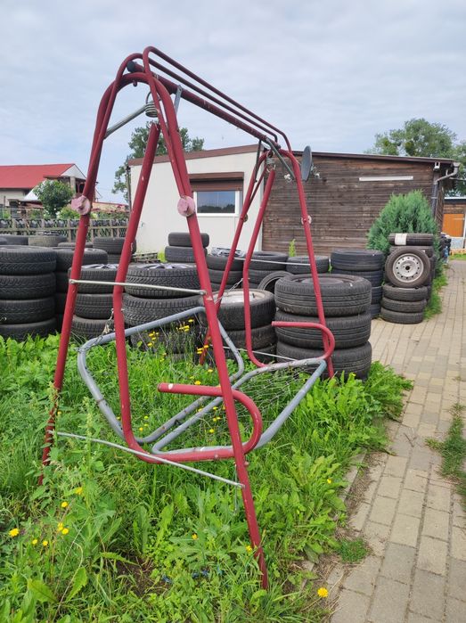 Huśtawka ogrodowa aluminiowa