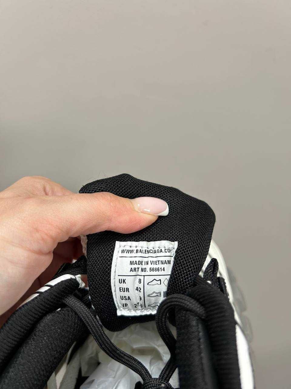 Мужские кроссовки Balenciaga Track 2 Black&White Premium. 41-45