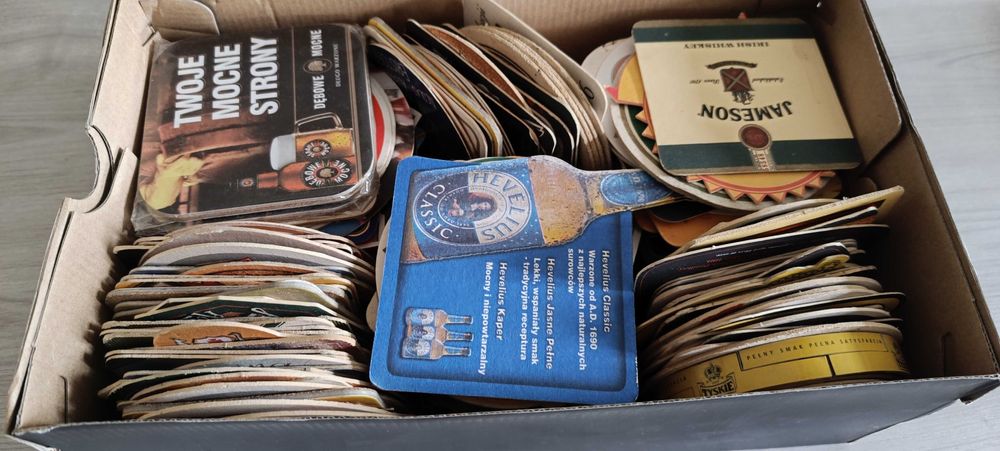 Kolekcja 50+ podkładek pod kufle
