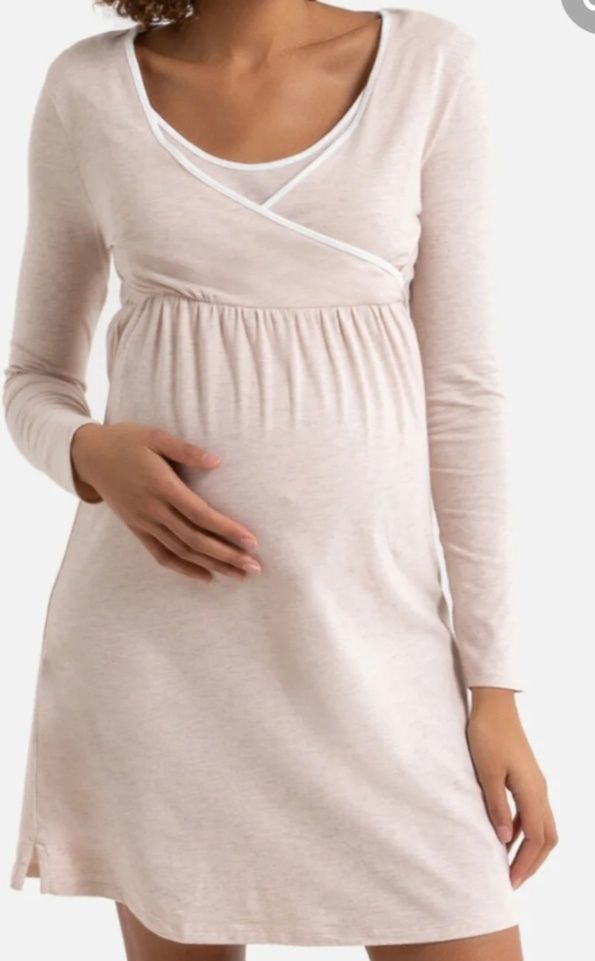 Camisa de dormir gravidez/pós-parto