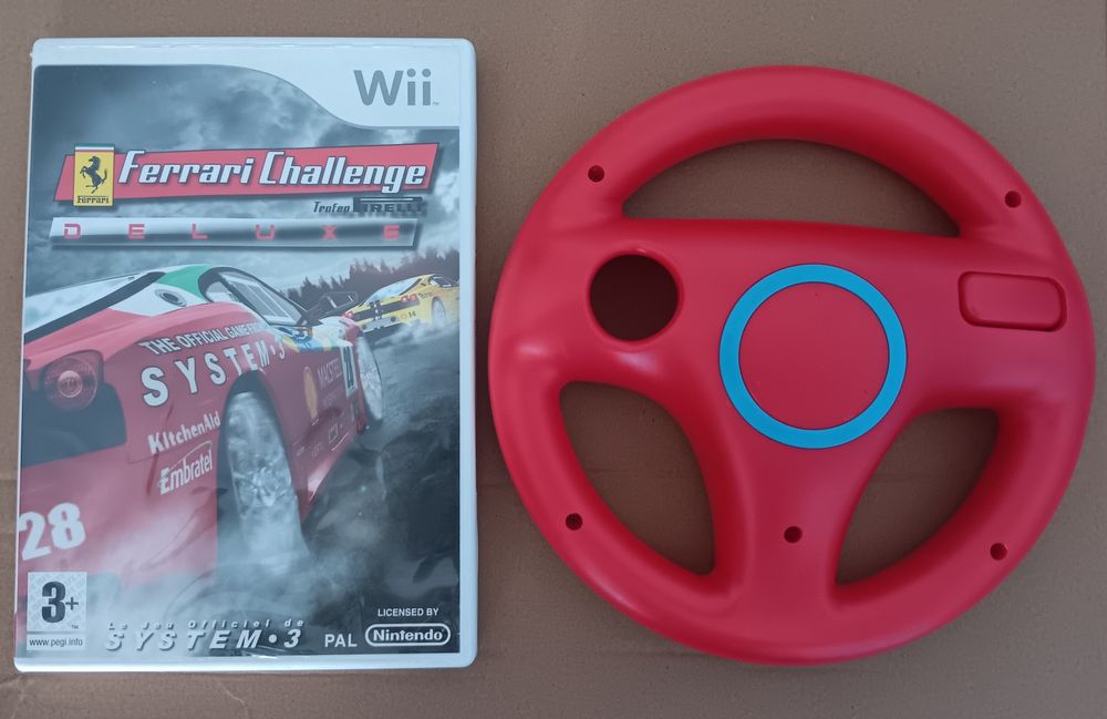 Ferrari Challenge Deluxe + Volante Nintendo Wii