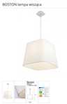 Lampa wisząca Boston