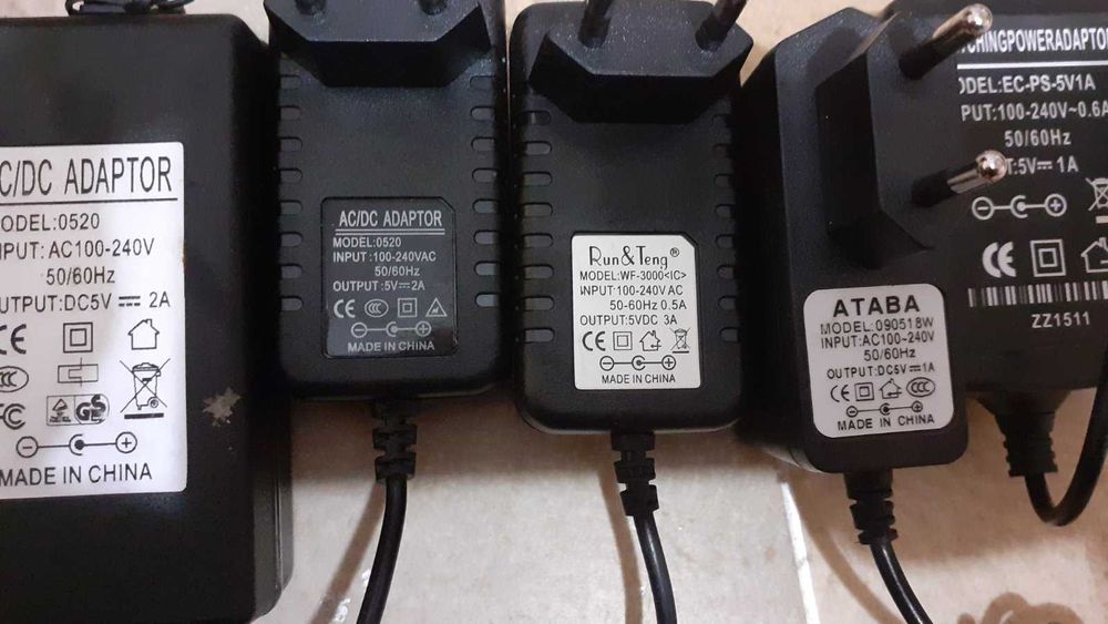 Блоки питания для игровых приставок 5В 2А - 5V 2A - 5, 6, 9V