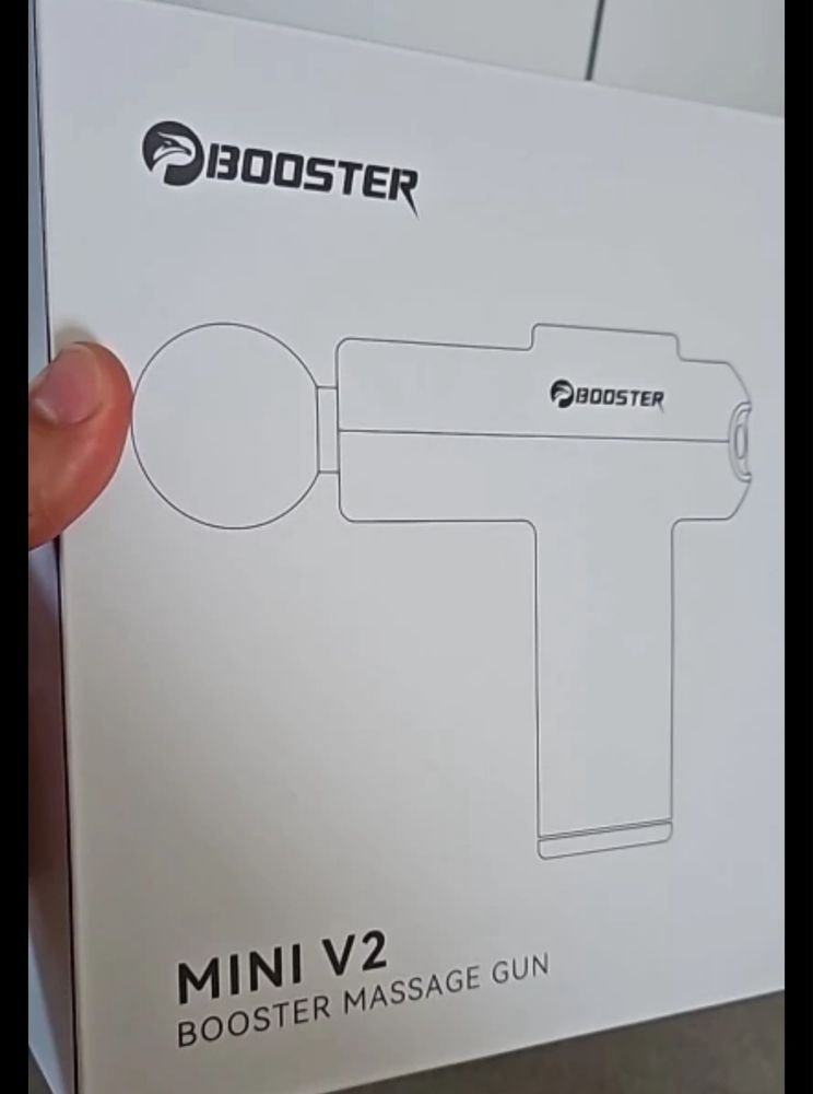 Pistolet do masażu masażer Booster Mini V2 biały