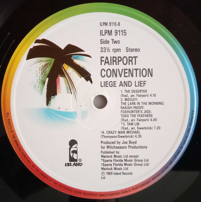 Fairport Convention - - - - - Liege & Lief - - - - - LP