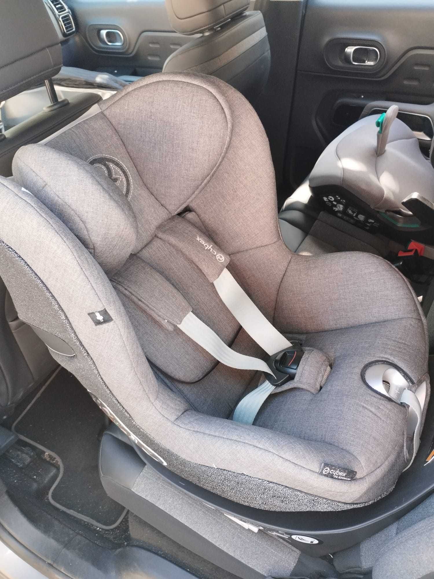 Cadeira Cybex Sirona Z i-Size Soho Grey Plus + Base Z One