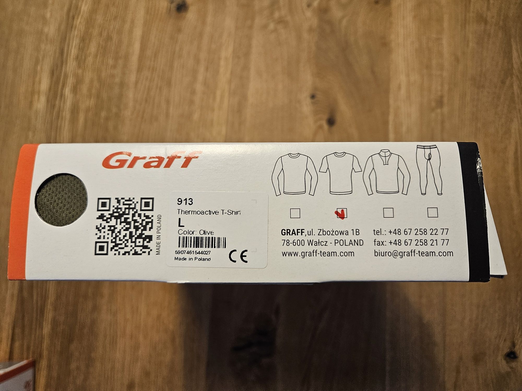 Koszulka Termoaktywna Graff DUO SKIN 100 r.L szybkoschnąca oddychająca