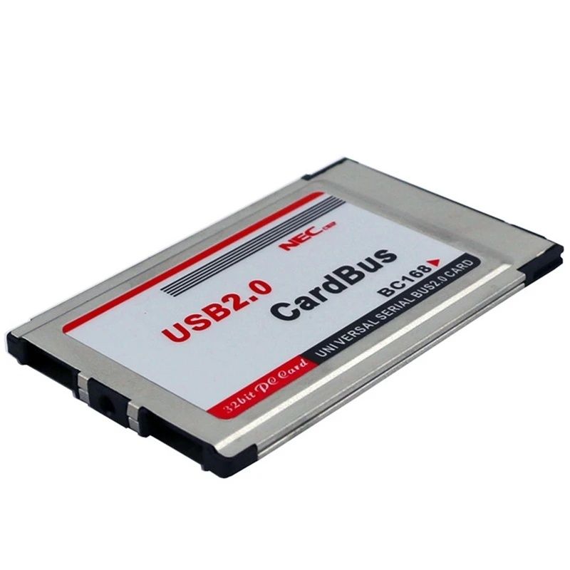 PCMCIA к USB 2.0 Cardbus двойной 2-портовый адаптер 480M