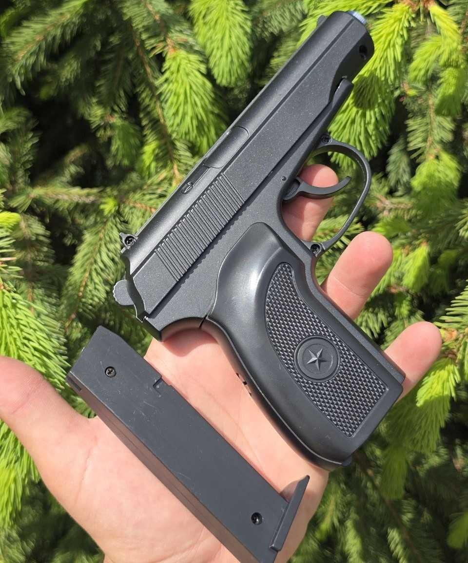 Пістолет Макарова ПМ Galaxy G29B кульках Металевий дитячий іграшковий