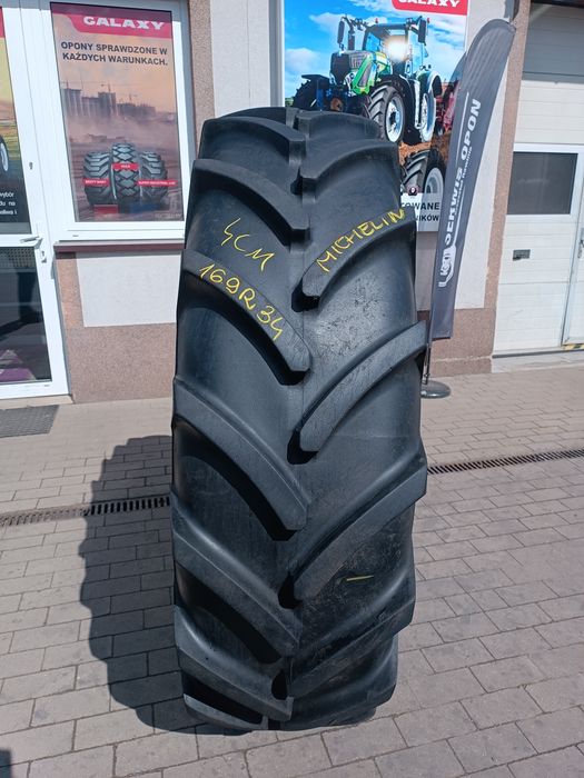 16.9R34 Michelin XM24 opona rolnicza używana