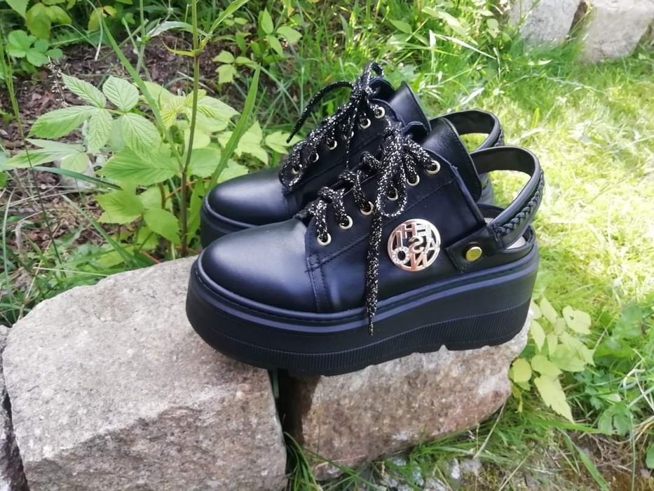 Piękne mokasyny klapki naturalna skóra nowość