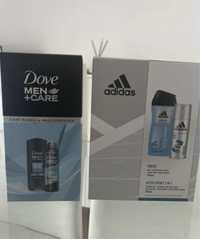 Gel banho Spray Dove e Adidas