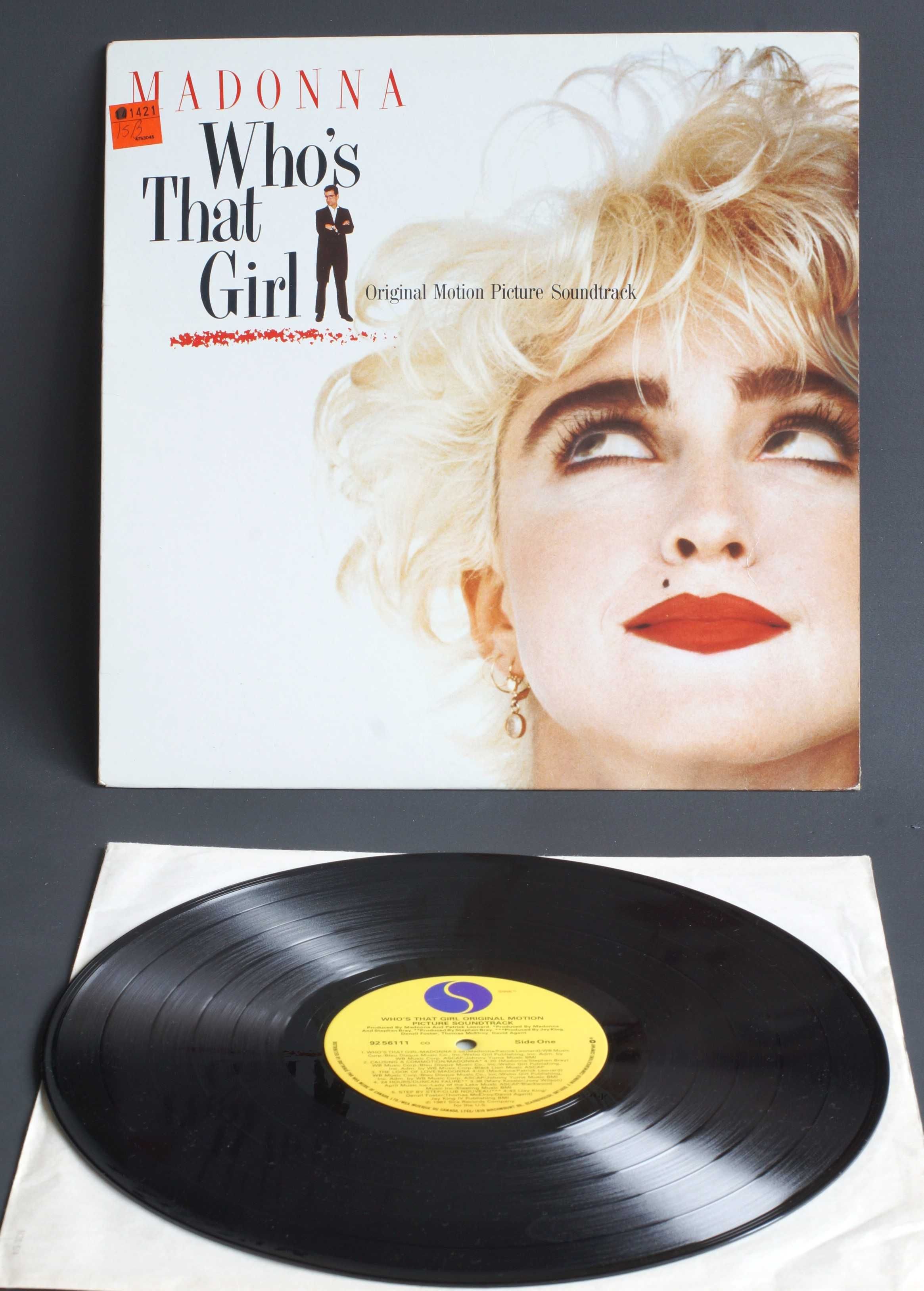 Madonna "Who"s That Girl" soundtrack winyl 1987r