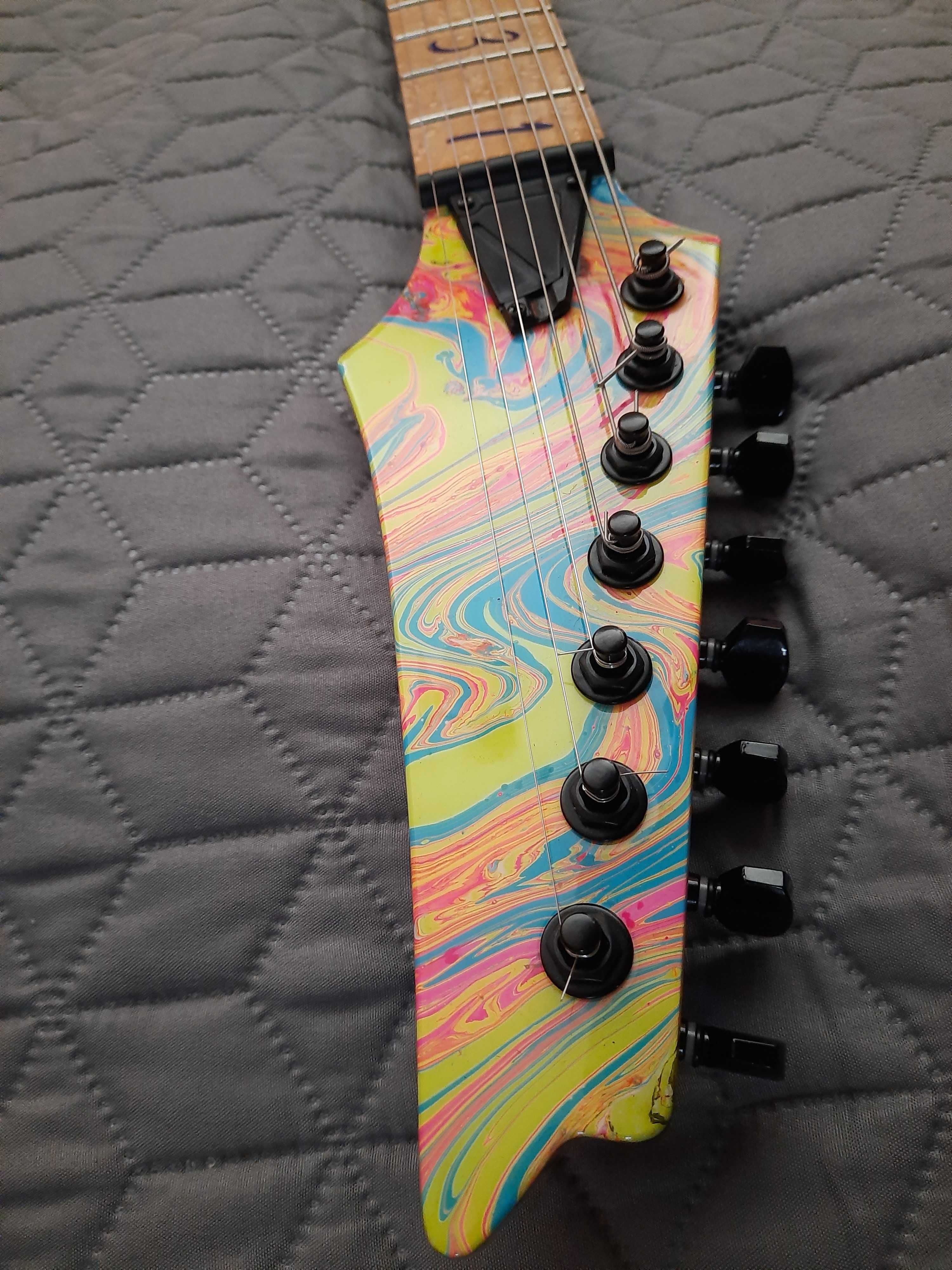 Gitara lutnicza body Ibanez Rg7621   7 strunowa.