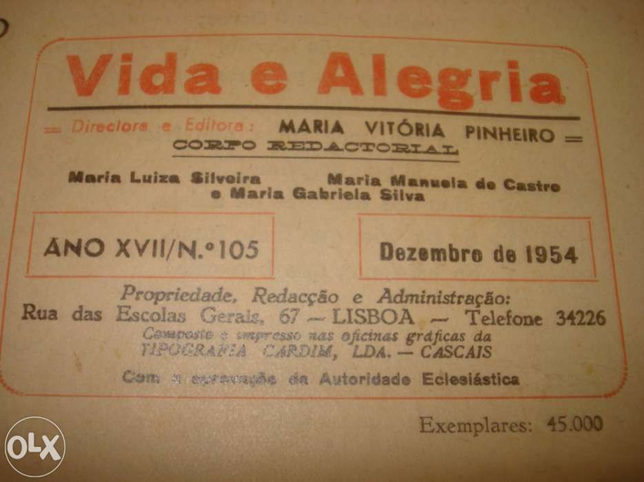 Vida e Alegria (revistas antigas)