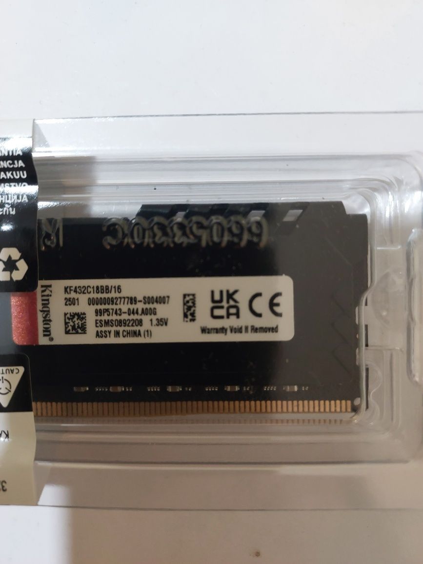 Kingston Fury Beast DDR4 3200/3600Mhz 32GB(2x16GB)