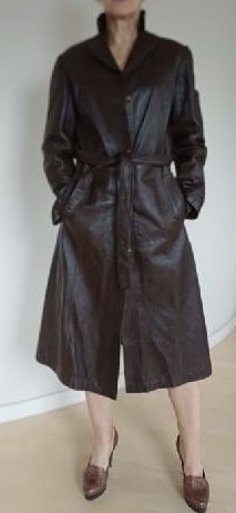 Plasz skorzany damski