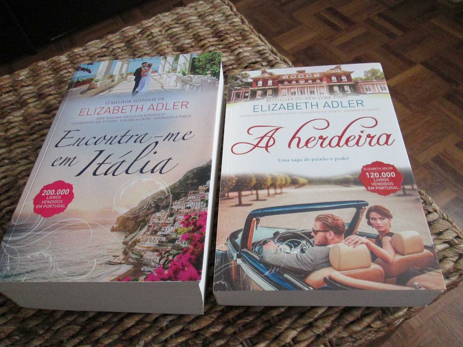 Livros Elizabeth Adler (Oferta portes) preços variados