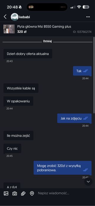 Dla kebabi B550 mobo dla ignacego