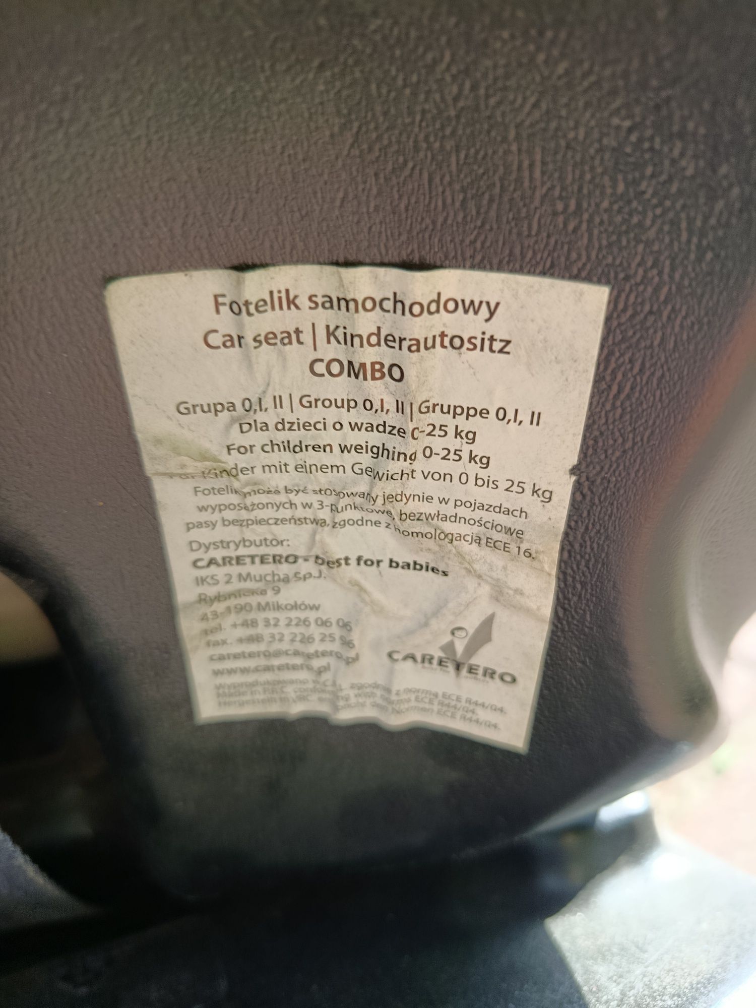 Sprzedam fotelik samochodowy