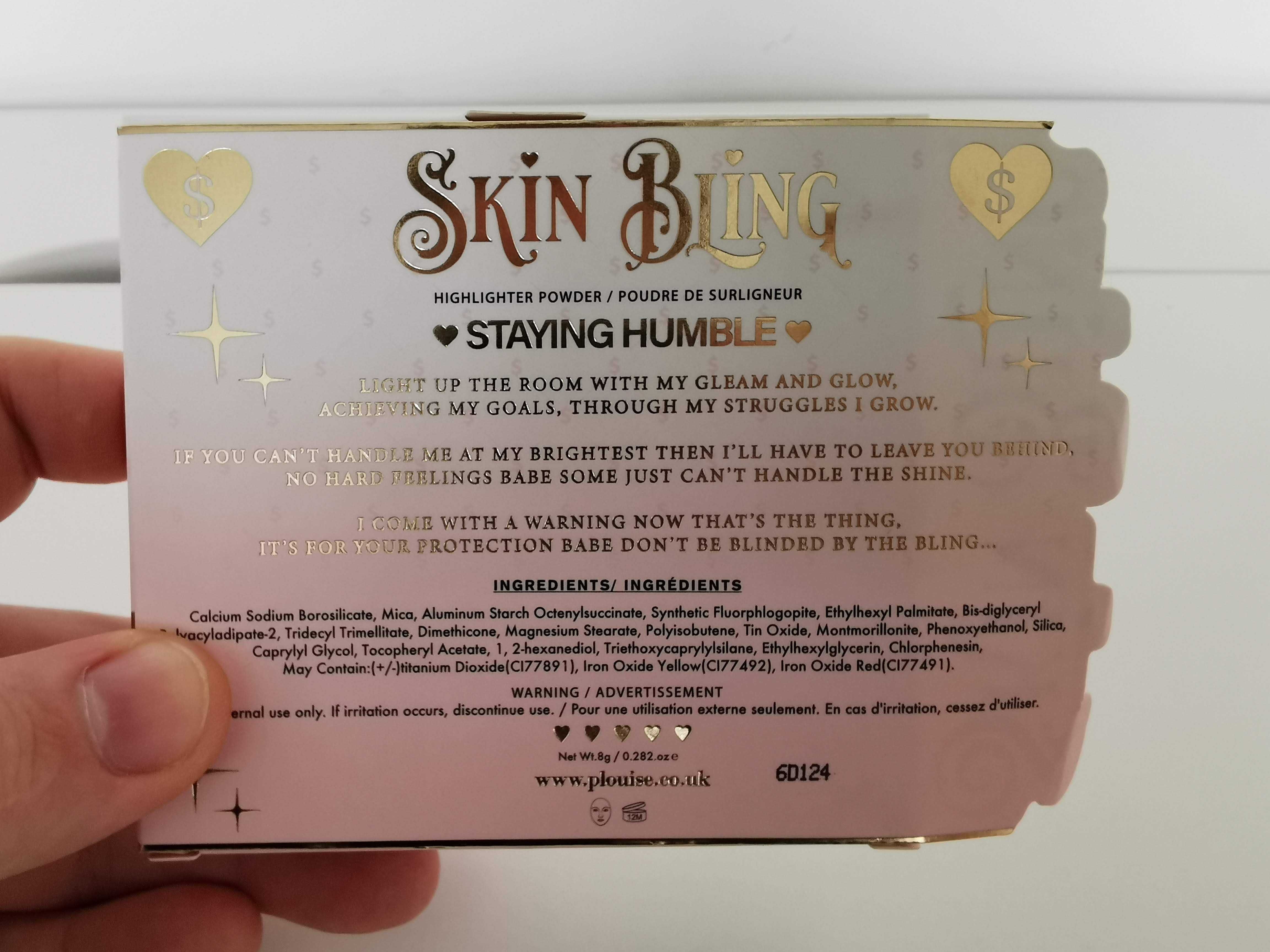Staying Humble P.Louise Skin Bling Baked Highlighter Rozświetlacz