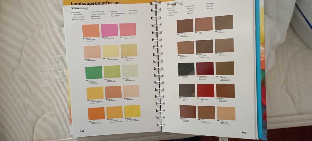 1500 color mixing recepies for oil,acrylic&watercolor
