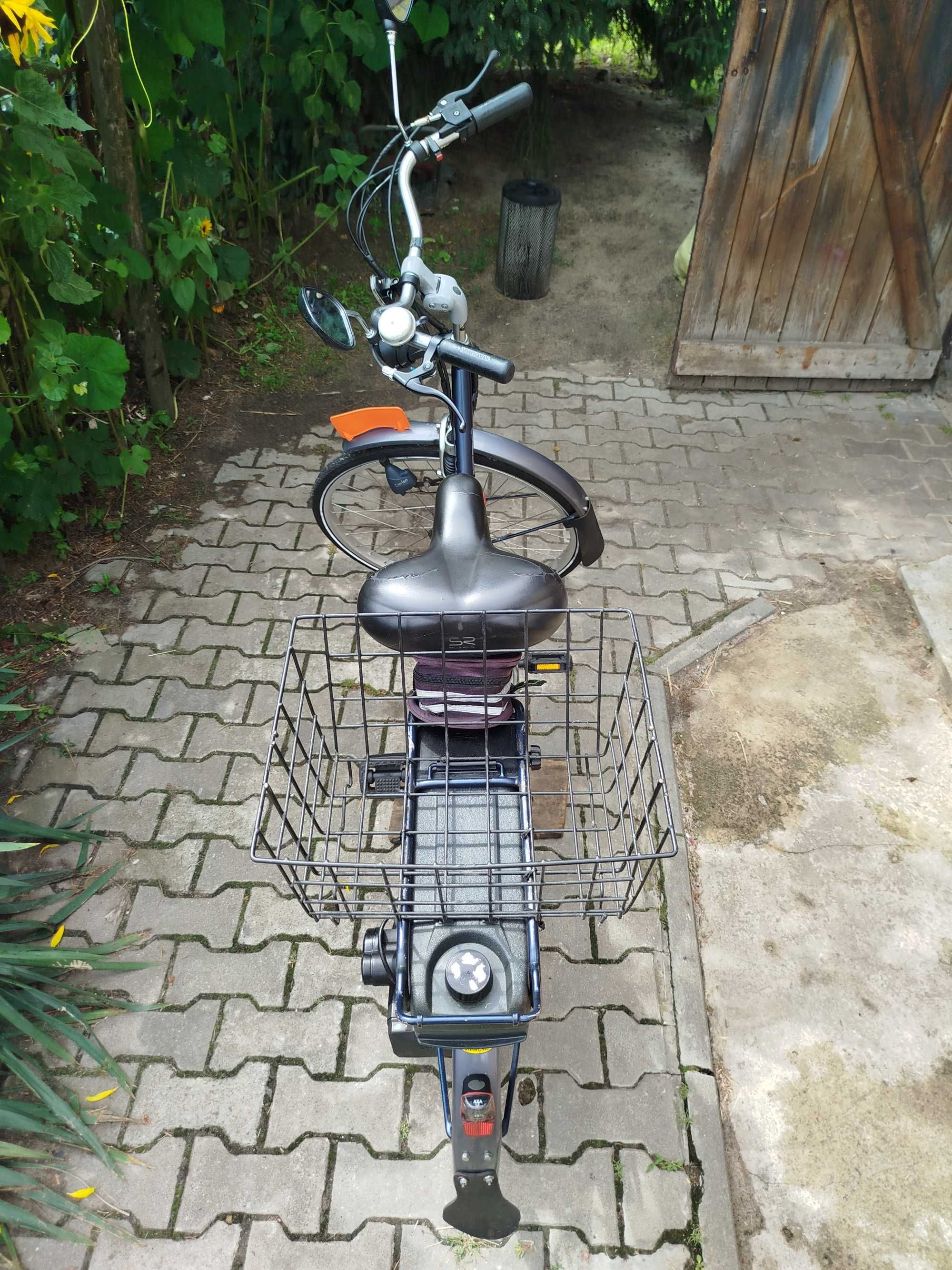 Rower Saxonette Luxus z silnikiem spalinowym sachs