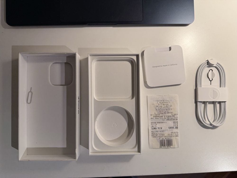 iPhone 15 Pro Max 256 GB – stan idealny, gwarancja, pełen zestaw!