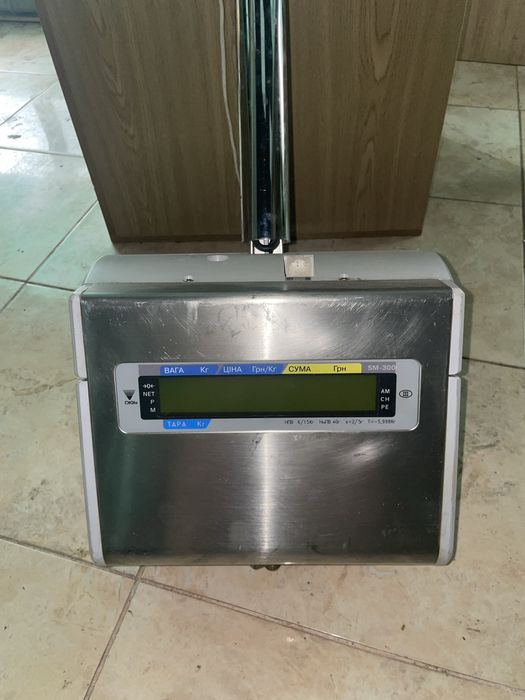 Електронні підвісні ваги з друком етикетки DIGI SM 300 Н