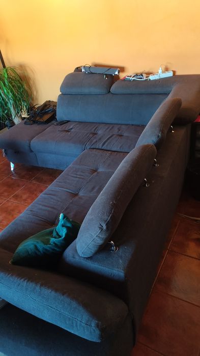 Sofa cama chaise longue de canto