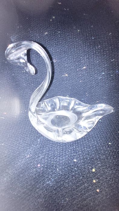 Szklany łabędź,lata 80