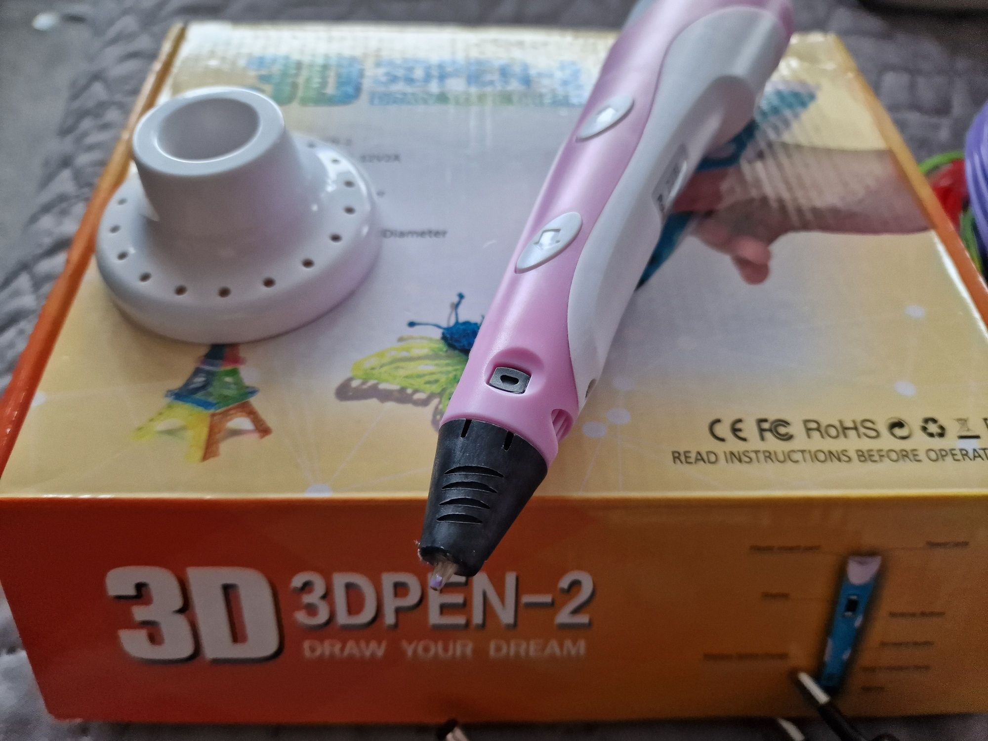 Dlugopis 3d 3dpen  2 , filamenty dużo