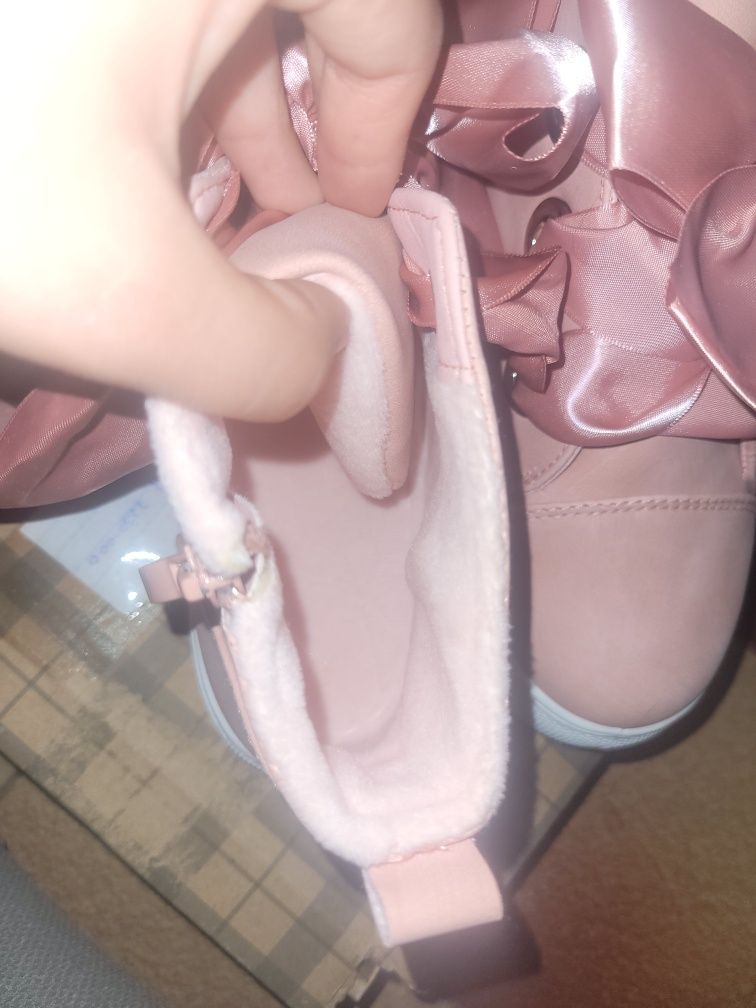 Botas cor de rosa