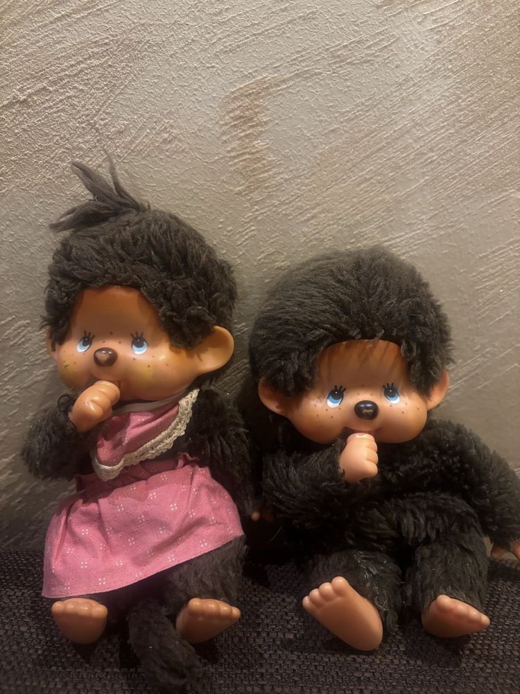 Stare kultowe malpki Monchhichi 1974