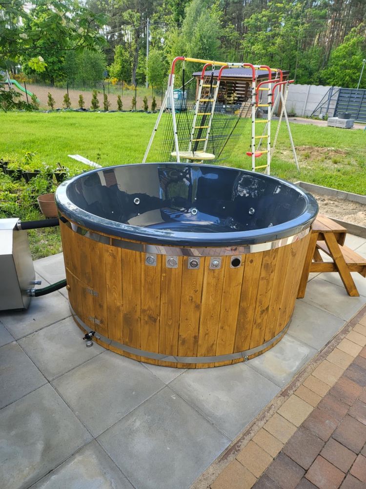 Domowe SPA w ogrodzie | Balia z piecem | 10 Rat 0% |