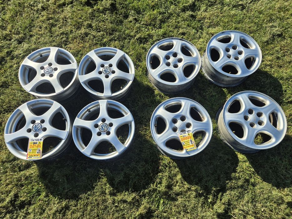 Alufelgi 5x100 15Cali Toyota Subaru Rover VW Audi Seat Skoda