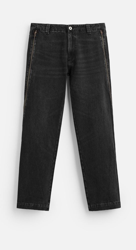 Zara flared zip jeans всі кольори