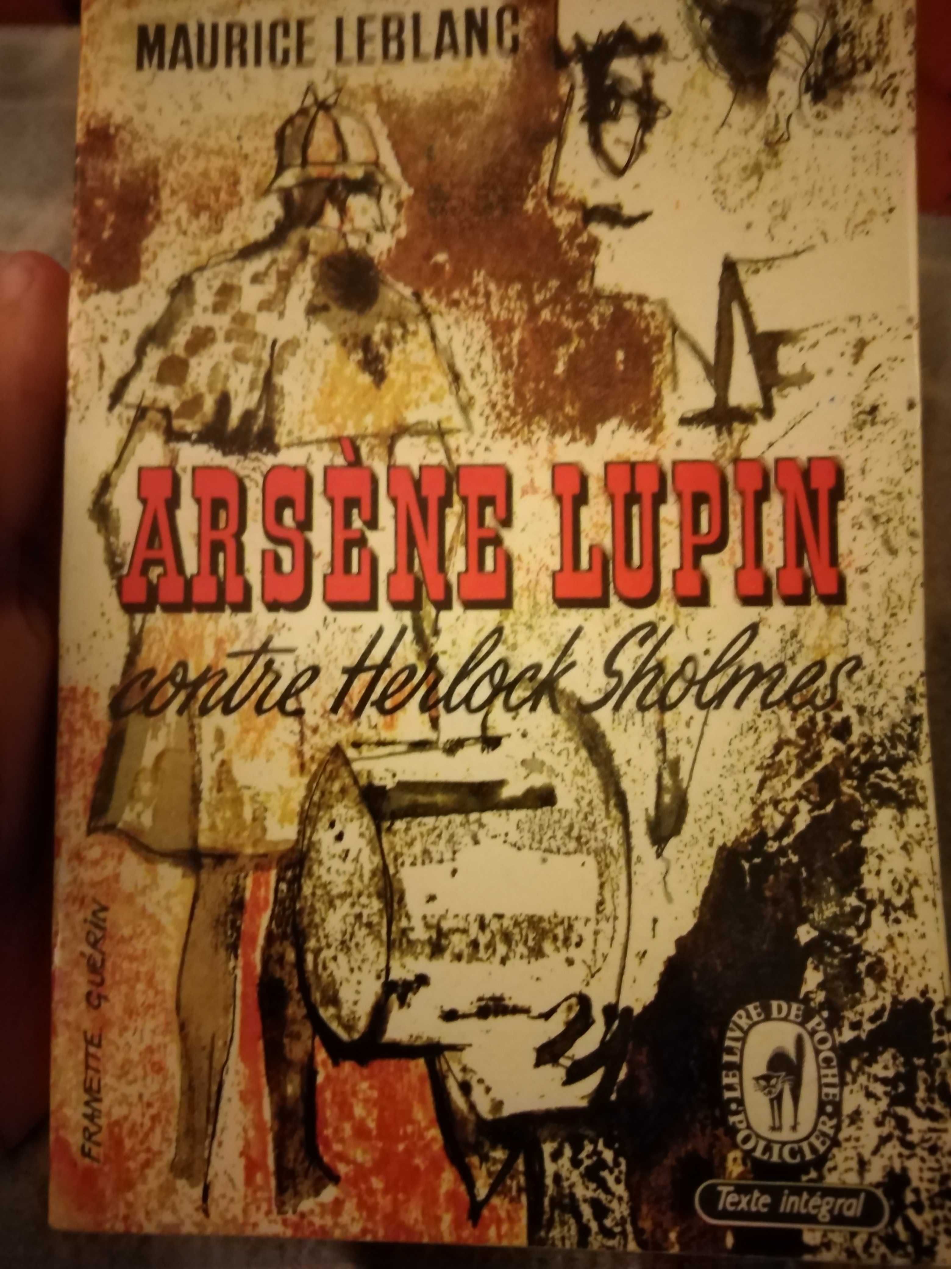 Livros Arsene Lupin em frances